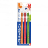 Curaprox CS 5500 Kids Ultrasoft 3 ks barva: Oranžová+červená+zelená